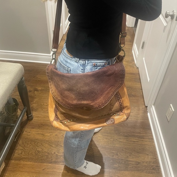 Bed Stu Genuine Leather Arian Convertible Tote Backpack - Picture 10 of 15